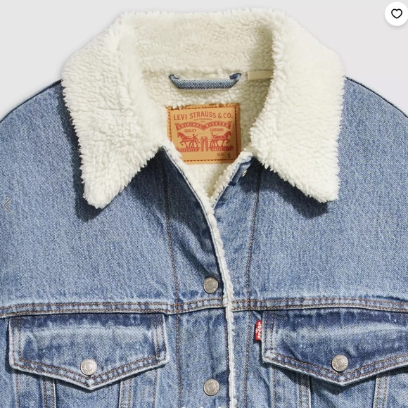 Levi's 90s Sherpa Trucker Jean Jacket - Picture 4 of 9